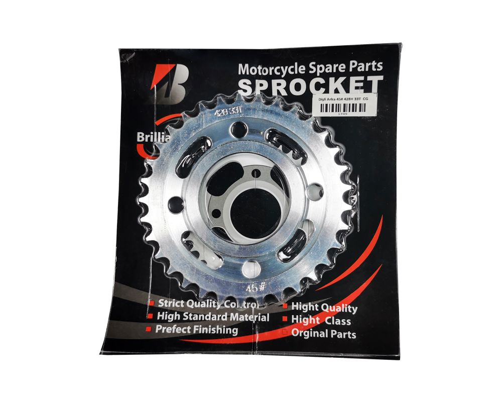 Dişli Arka 45# 428H 33T CG CG Grubu CG Grubu Fiyatı | Merpa Motor | merpamotor.com | merpamotor | Motosiklet Yedek Parça Toptancısı