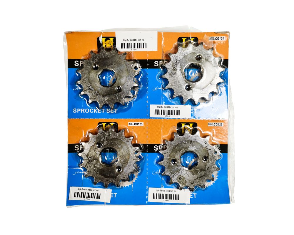 Dişli Ön 45# 428H 16T CG CG Grubu CG Grubu Fiyatı | Merpa Motor | merpamotor.com | merpamotor | Motosiklet Yedek Parça Toptancısı