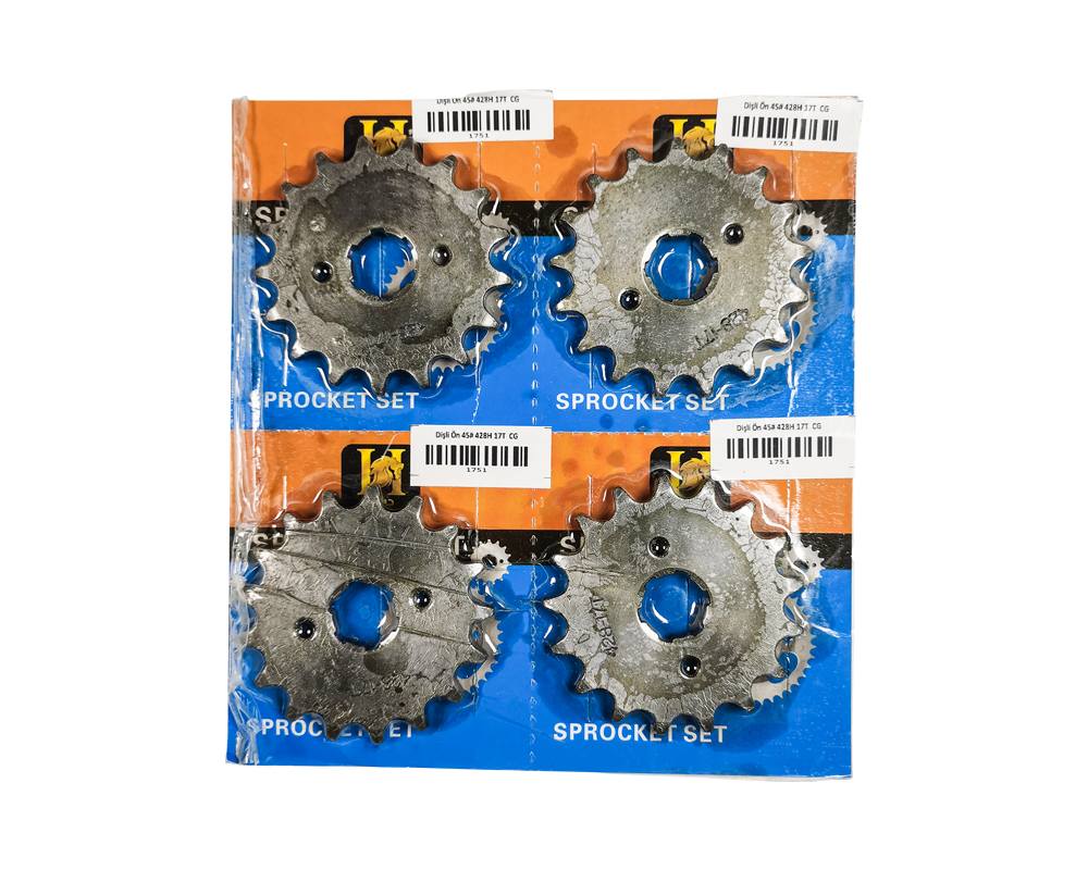 Dişli Ön 45# 428H 17T CG CG Grubu CG Grubu Fiyatı | Merpa Motor | merpamotor.com | merpamotor | Motosiklet Yedek Parça Toptancısı