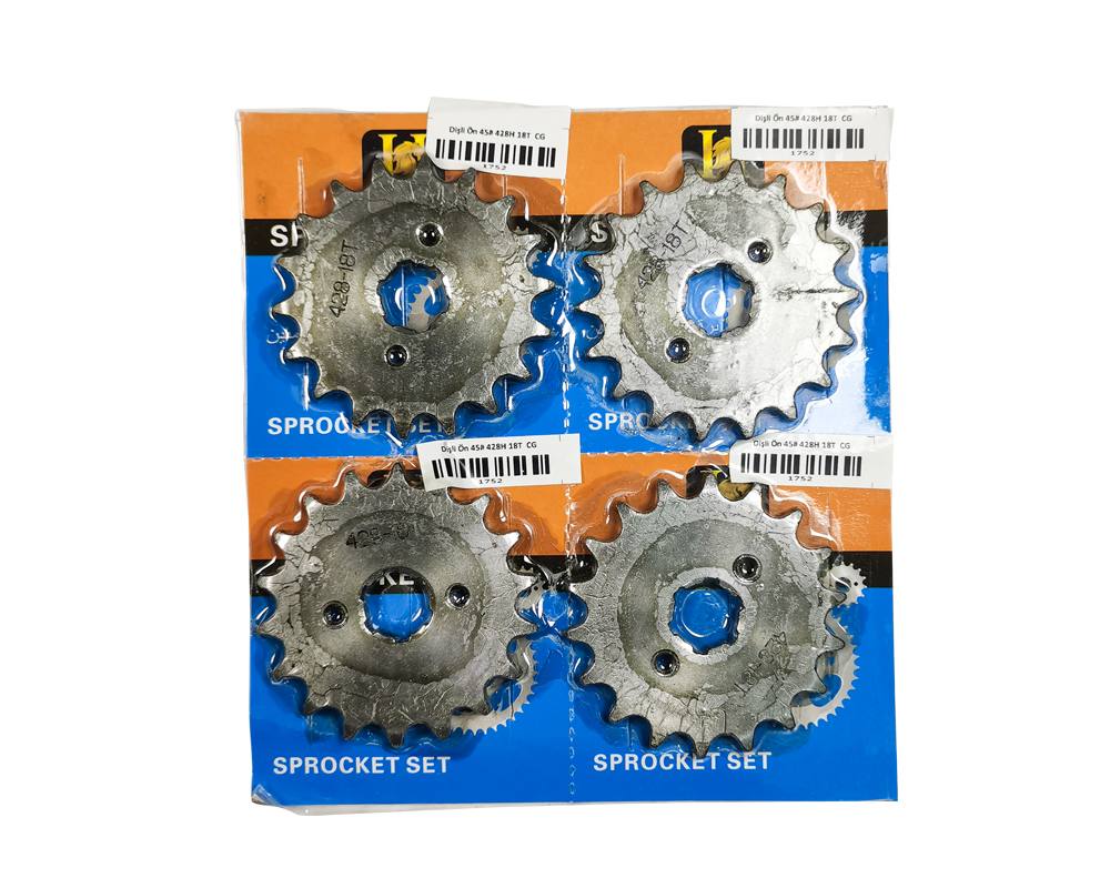 Dişli Ön 45# 428H 18T CG CG Grubu CG Grubu Fiyatı | Merpa Motor | merpamotor.com | merpamotor | Motosiklet Yedek Parça Toptancısı