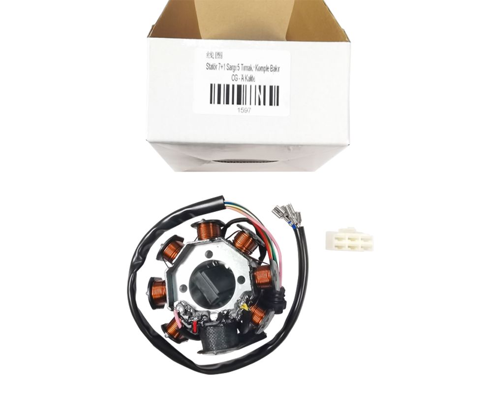Statör 7+1 Sargi 5 Tirnakli Komple Bakir CG A Kalite CG Grubu CG Grubu Fiyatı | Merpa Motor | merpamotor.com | merpamotor | Motosiklet Yedek Parça Toptancısı - Görsel 3
